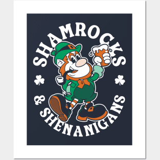 Shamrocks & Shenanigans - St Paddy's Day - Irish Pride Posters and Art